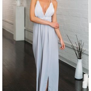Hello Molly Maxi Grey Summer Dress